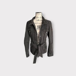 Buffalo 5 Women’s Heavyweight Poly/Cotton Zip-Up Snap Front Jacket Size Medium